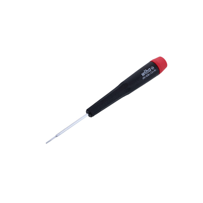 Wiha 96012 Slotted Screwdriver with Precision Handle, 1.2 x 40mm