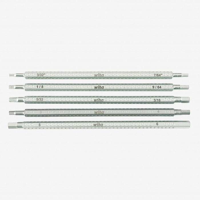 Wiha Drive-Loc VI Double End Hex Blade Set, 5 Piece