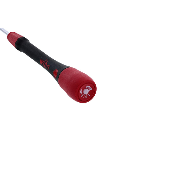 Wiha 26345 Precision Screwdriver With Soft PicoFinish Handle, Hex Inch, .050 x 40mm