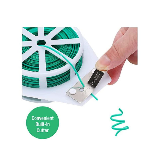 Bond Manufacturing SMG12118 Twist Tie Dispenser with Cutter, Green