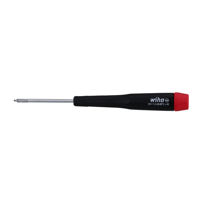 Wiha 96413 Ball End Hex Inch Screwdriver with Precision Handle, .050 x 40mm
