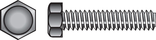 HILLMAN 1/4 in. D X 2-1/2 in. L Zinc Plated Steel Hex Tap Bolt 100 pk