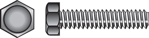 HILLMAN 1/4 in. D X 5 in. L Zinc Plated Steel Hex Tap Bolt 100 pk
