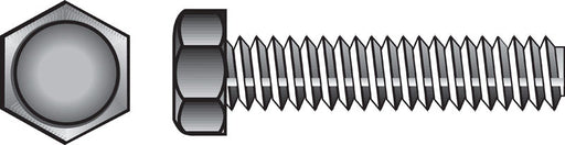 HILLMAN 5/16 in. D X 3 in. L Zinc Plated Steel Hex Tap Bolt 100 pk