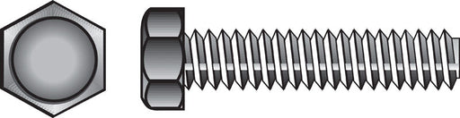 HILLMAN 3/8 in. D X 4 in. L Zinc Plated Steel Hex Tap Bolt 50 pk
