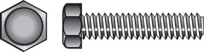 HILLMAN 1/2 in. D X 6 in. L Zinc Plated Steel Hex Tap Bolt 25 pk