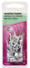 HILLMAN No. 5 X 1/2 in. W X 1/2 in. L White Steel Wire Staples 5 Ga. 25 pk
