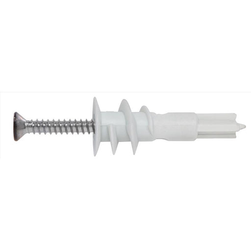 HILLMAN .164 in. D X 1.5 in. L Plastic Flat Head Drywall Anchor 10 pc