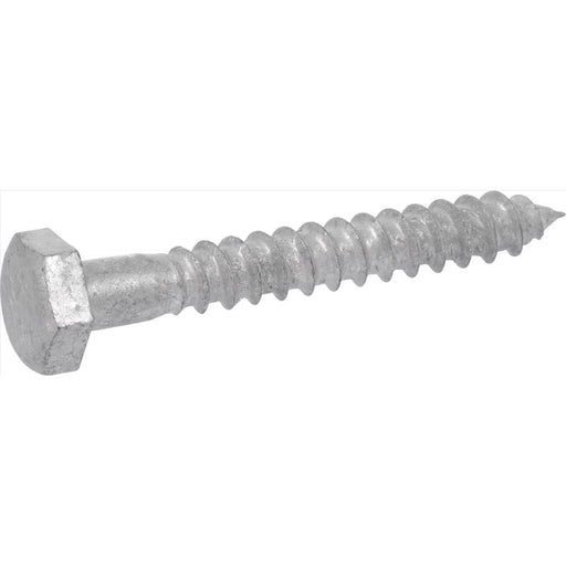 HILLMAN 5/16 in. X 5 in. L Hex Hot Dipped Galvanized Steel Lag Screw 50 pk