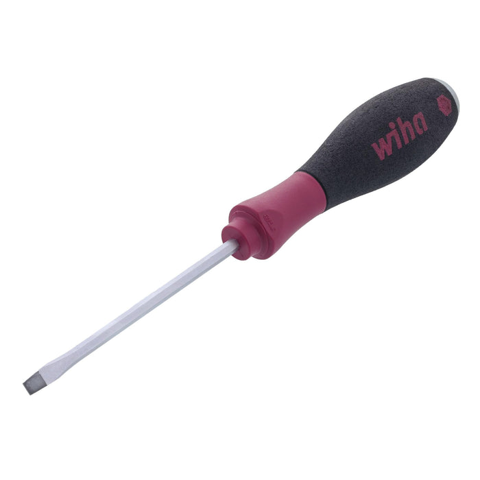 Wiha 53310 Slotted Screwdriver, Heavy Duty with MicroFinish Handle, 4.5 x 90mm
