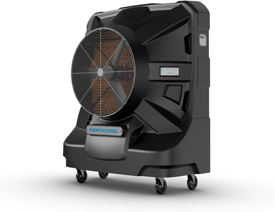 Portacool Apex 4000 Wi-Fi Enabled High Velocity Portable Evaporative Cooler for 4000 sq. ft. with up to 50-foot Reach, Programable, 55 Gallon Reservoir, Variable Speed