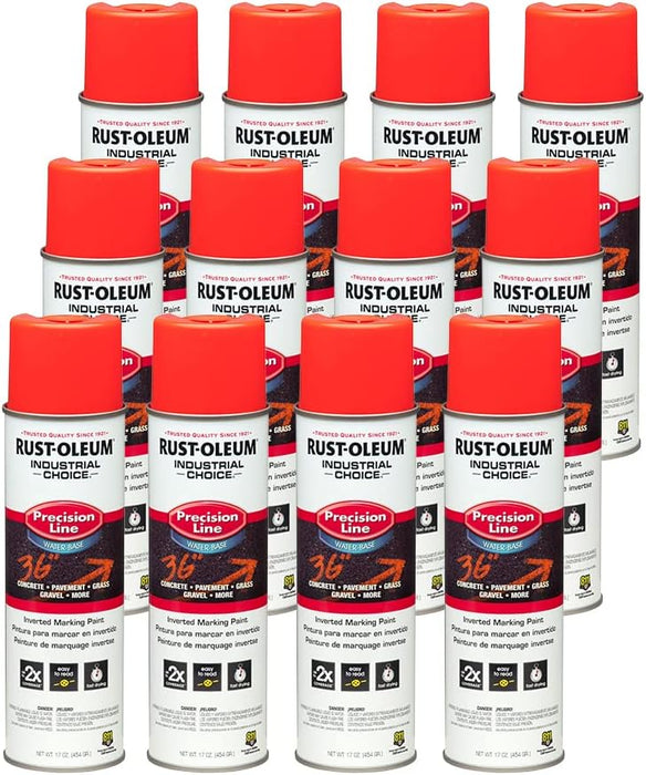 360 Marking Paint Fluorescent Red GLOSS 17 OZ. SPRAY