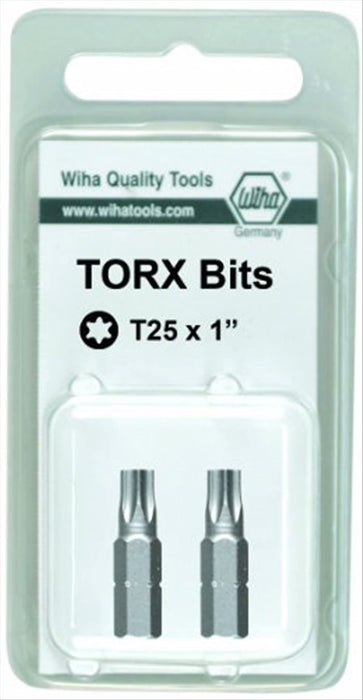 Torx Insert Bit T6 x 25mm (2 Bit Pack)