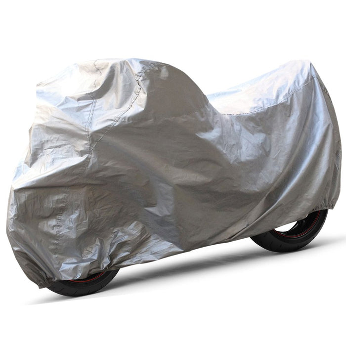 OxGord Solar-Tech Reflective Motorcycle Cover - 100% Sun-Proof - Ready-Fit/Semi Custom - Fits up to 89 Inches