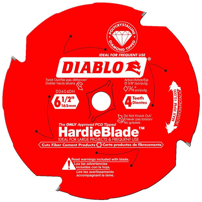 6-1/2 X 4 PCD Fiber Cement DIAB, Multi, One Size (D0604DH)