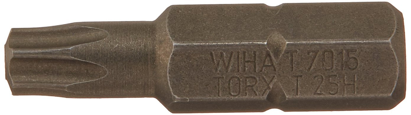 Wiha 70156 Tamper Resistant Torx Bit, Insert Bit Packs, T25s x 25mm, 2 Pack