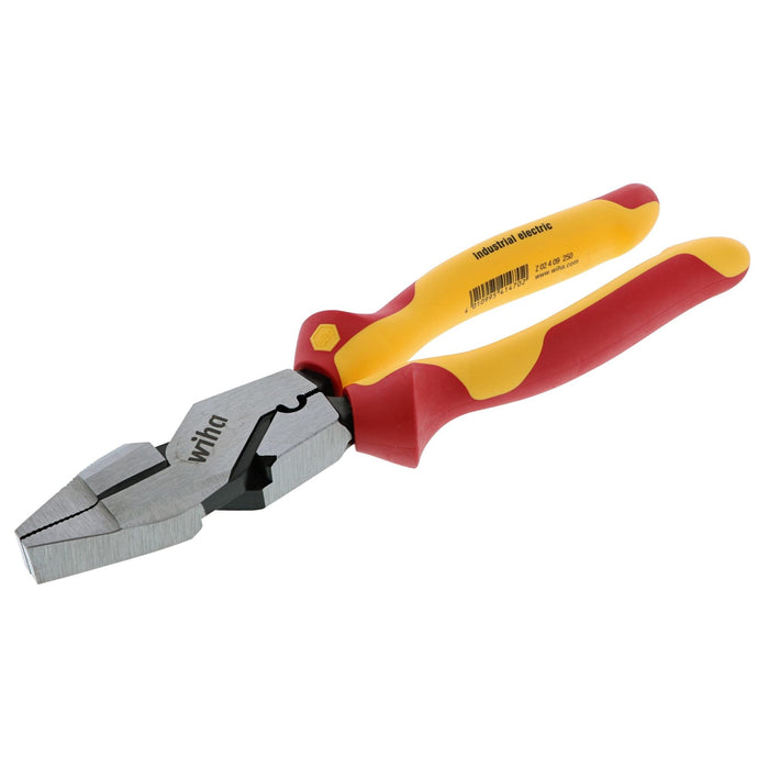 Wiha Insulated Industrial NE Style Lineman’s Pliers with Crimpers 9.5"