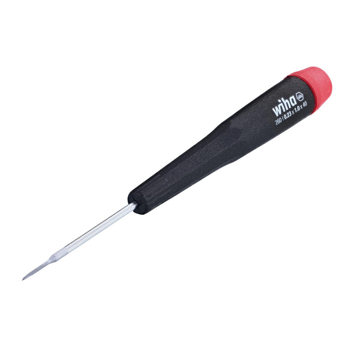 Wiha 96010 Slotted Screwdriver with Precision Handle, 1.0 x 40mm