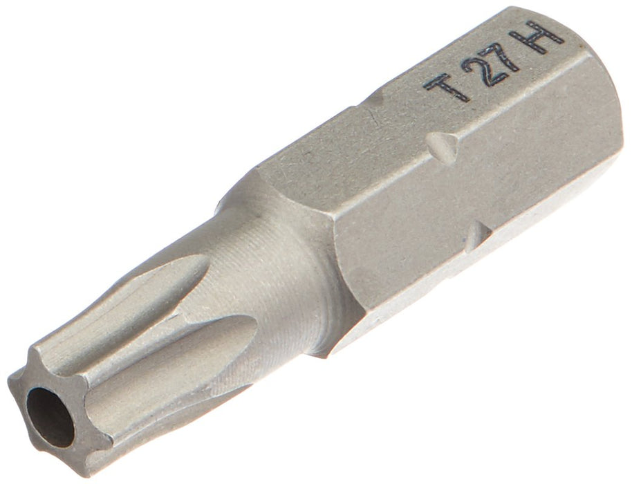 Wiha 70157 Tamper Resistant Torx Bit, Insert Bit Packs, T27s x 25mm, 2 Pack