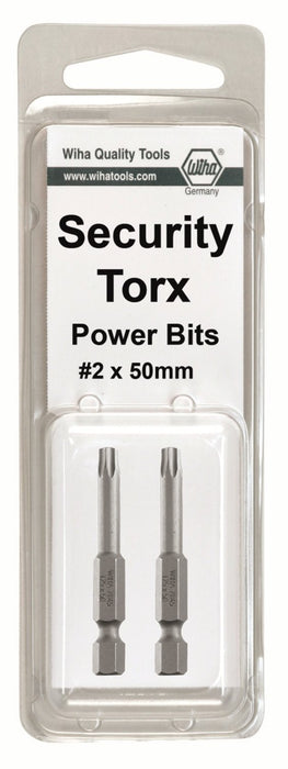 Security Torx Power Bit T50s x 50mm (2 Bit Pack)