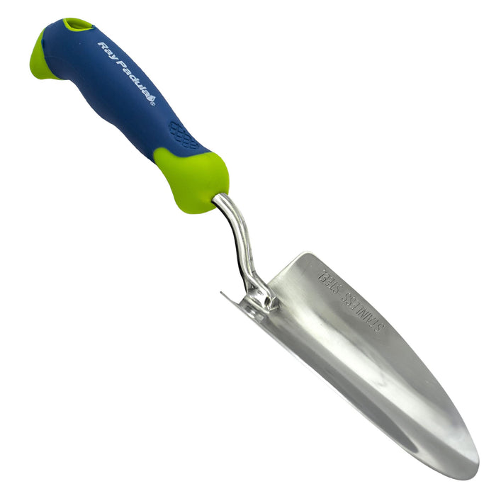 Ray Padula Stainless Steel Comfi-Grip Handheld Garden Trowel Shovel