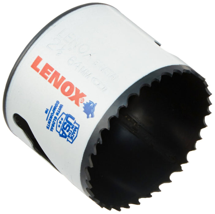 LENOX Tools Bi-Metal Speed Slot Hole Saw with T3 Technology, 2-1/2"
