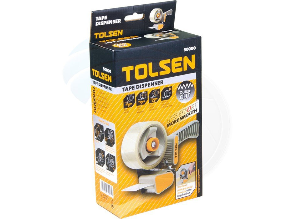 Tolsen 2 Inch Heavy Duty Hand Held Tape Gun Dispenser Packing Shipping Boxes