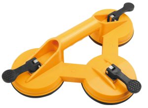 Tolsen 260 Pound 3-Cup Suction Lifting Handle