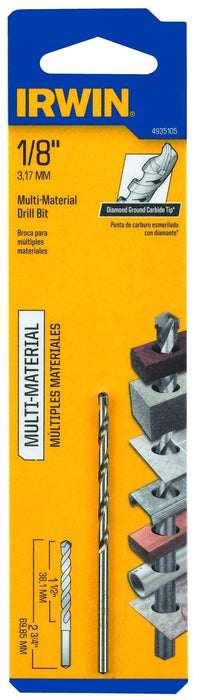 Irwin Tools 4935108 1/4-Inch Multi Material Drill Bit
