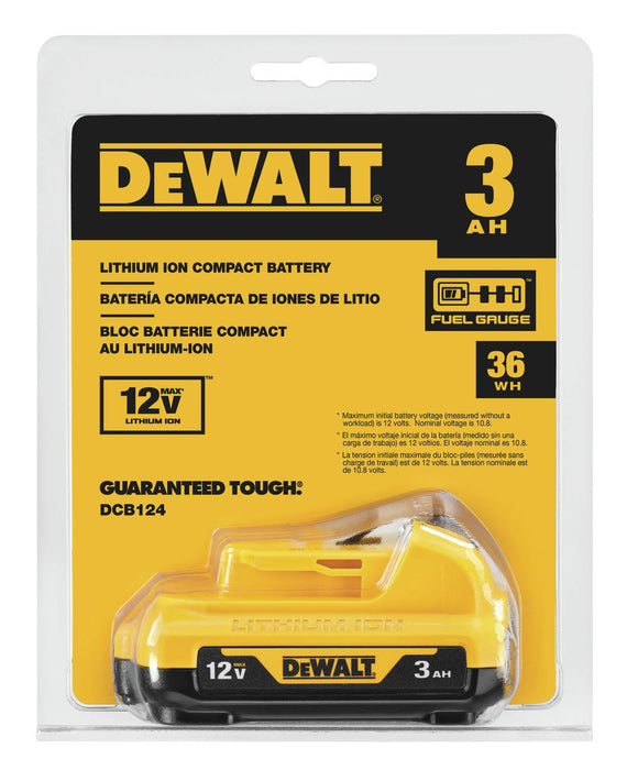 DEWALT 12V MAX* Battery, 3.0-Ah (DCB124)
