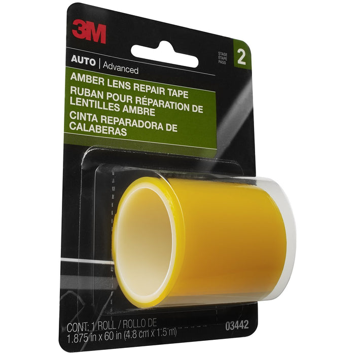 3M Amber Lens Repair Tape, 03442, 1.875 in x 60 in