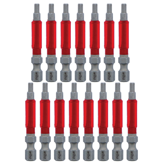 Terminator Impact Power Bit Hex, 15 Piece. 1/8" x 49mm