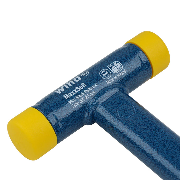 Wiha 80225 1-Inch by 18-Ounce Dead Blow Hammer with Cushioned Grip Handle