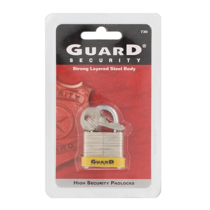 Guard Security 730KA1 Padlock 1-1/4" Laminated, 41 Piece