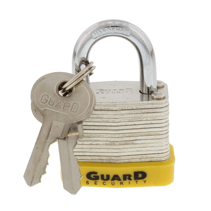 Guard Security 730KA1 Padlock 1-1/4" Laminated, 41 Piece
