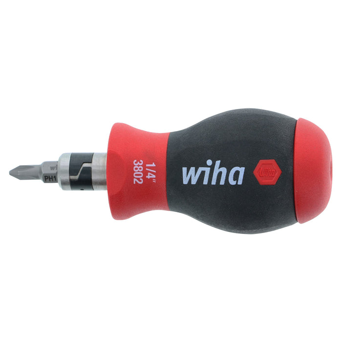 Wiha 8 Pc in One SoftFinish Stubby Multi-Bit Driver