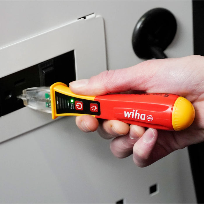 Wiha Non-Contact Voltage Tester Category IV 12-1000V AC with Flash Light