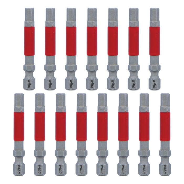 Terminator Impact Power Bit Hex, 15 Piece. 3/16" x 49mm