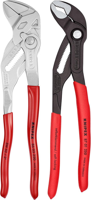 KNIPEX Tools 9K 00 80 147 US 2 Pc 10" Cobra® Water Pump and Pliers Wrench Set