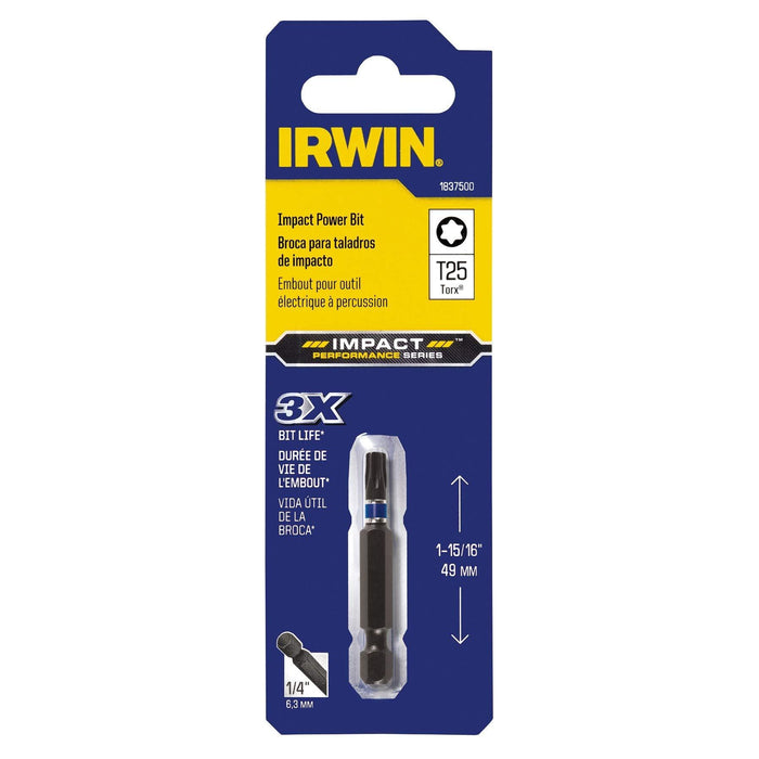 Torx Power Bit T25 X 2"L