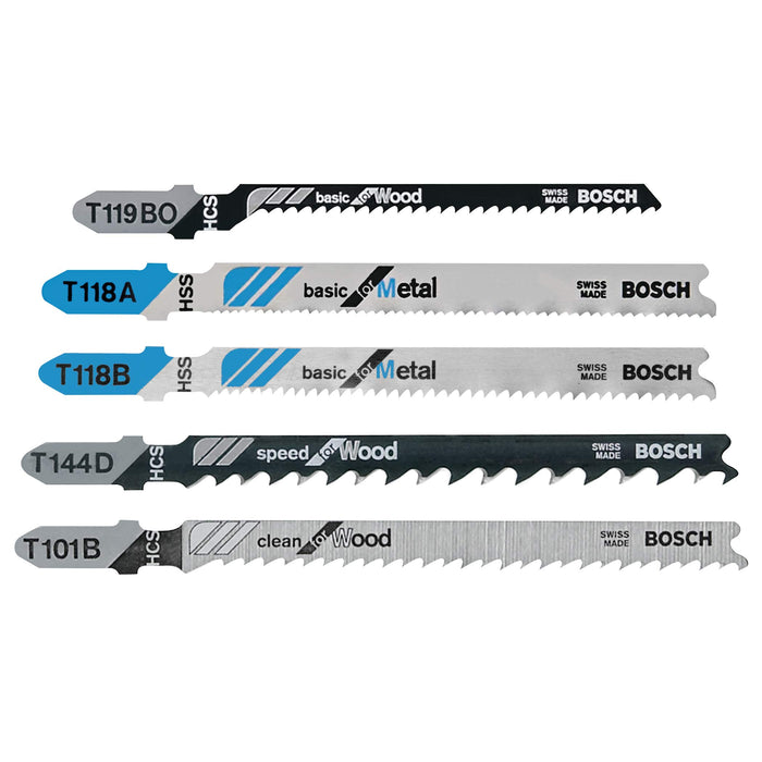 BOSCH T-Shank Jig Saw Blade Set