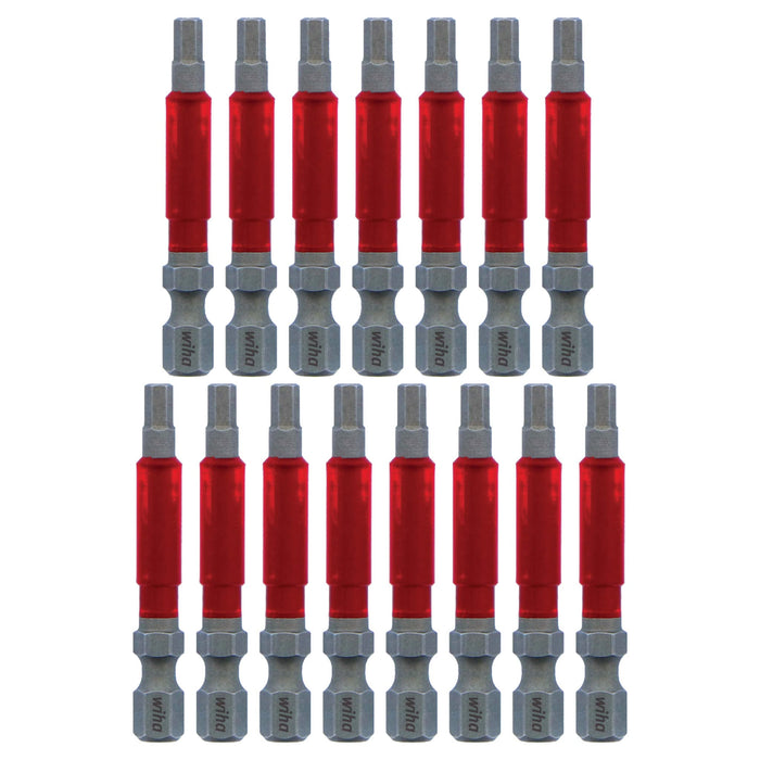 Terminator Impact Power Bit Hex, 15 Piece. 9/64" x 49mm