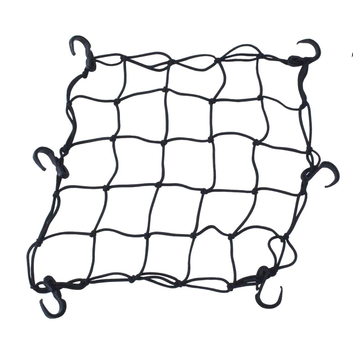 ATV Motorcycle Cargo Net with 6 Hooks