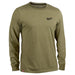 TEE SHIRT WRK GRN LS XL