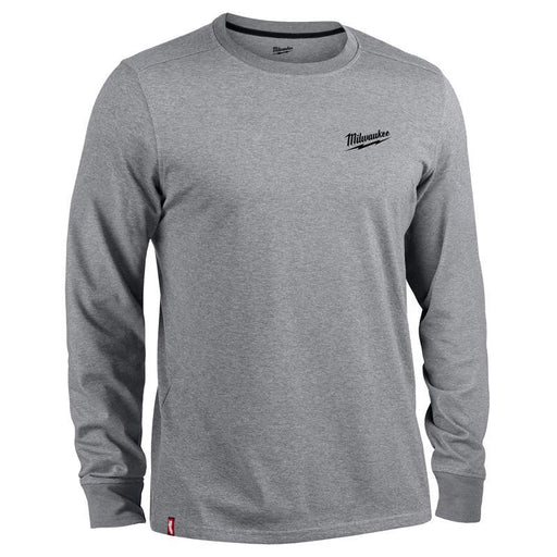 TEE SHIRT WRK GRY LS XL
