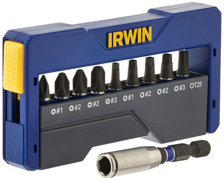IRWIN 1866983 Impact Performance Series Insert Bit Pocket Set (10 Piece