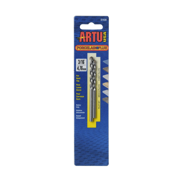 Artu - 3/16In PORC+ Tile Bit & 5/32In Pilot Bit