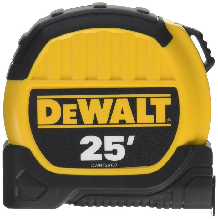 DWHT36107 25FT Tape Measure Yellow, 25-Foot AND KNIFE