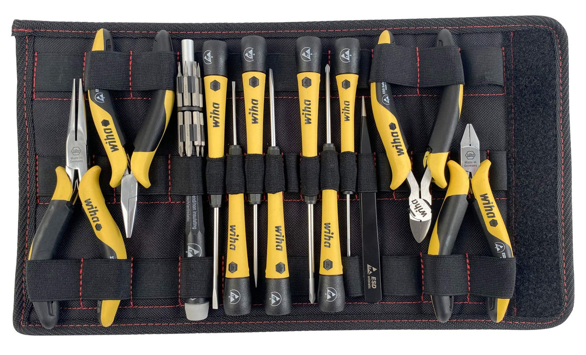 26 Piece Screwdrivers Pliers and Bits Set with Velcro Pouch