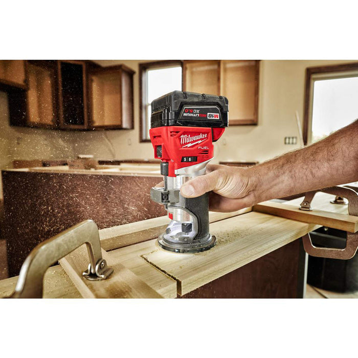 Milwaukee's Cordless Compact Router,18.0 Voltage Factory-Reconditioned Bare-Tool - Refurbished